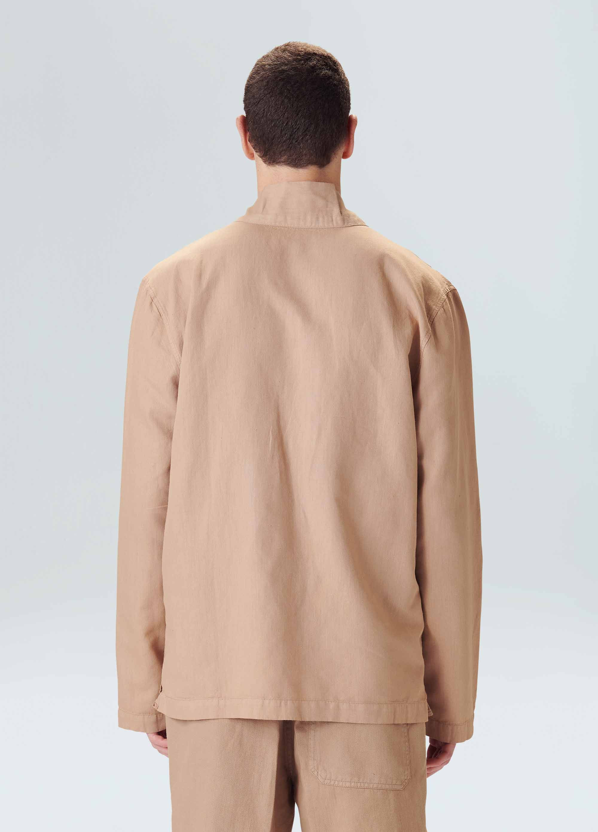 Ligh hemp kurta shirt (ls)