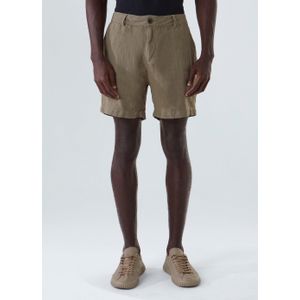 Pure linen tailored shorts