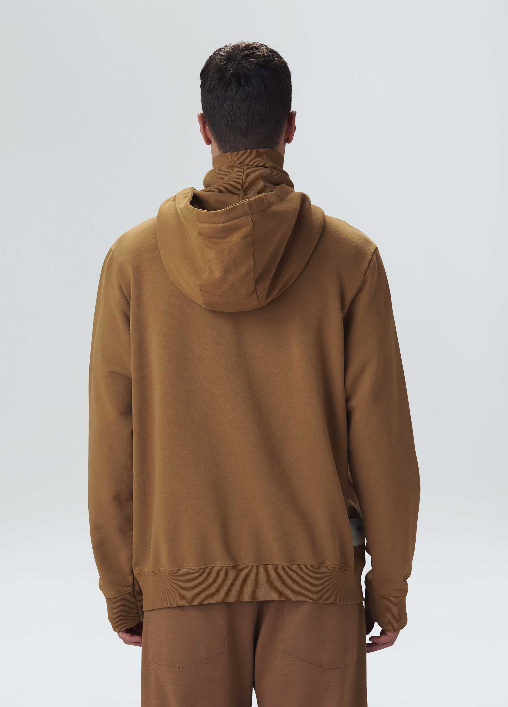High neck solid sweatshirt