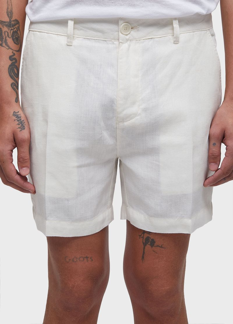 BERMUDA ALFAIATARIA PURE LINEN