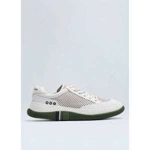 Micro holes hybrid lace up sneakers