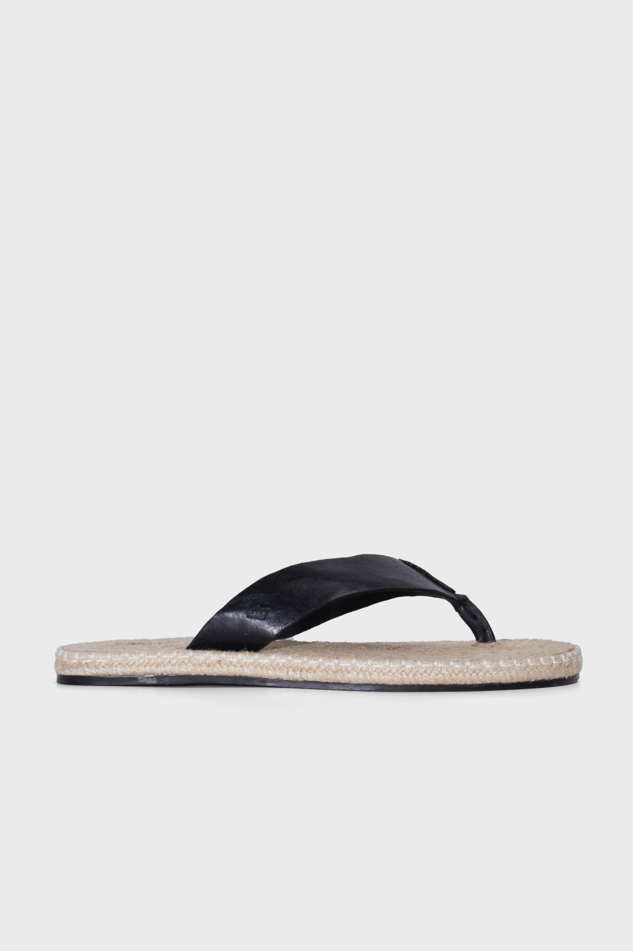 SANDALIA FLAT CORDA EBASICS MASC