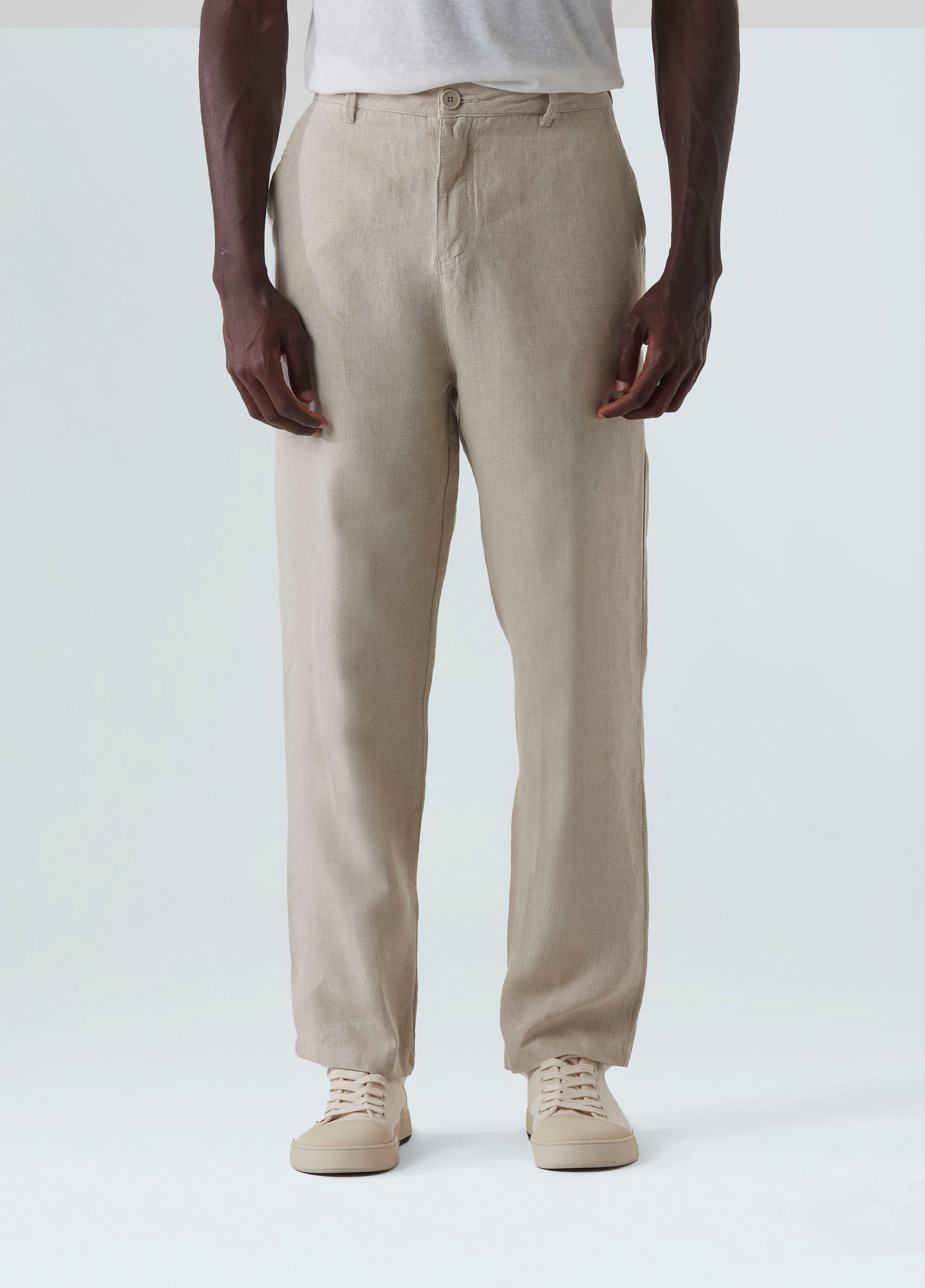calca alfaiataria linen classic