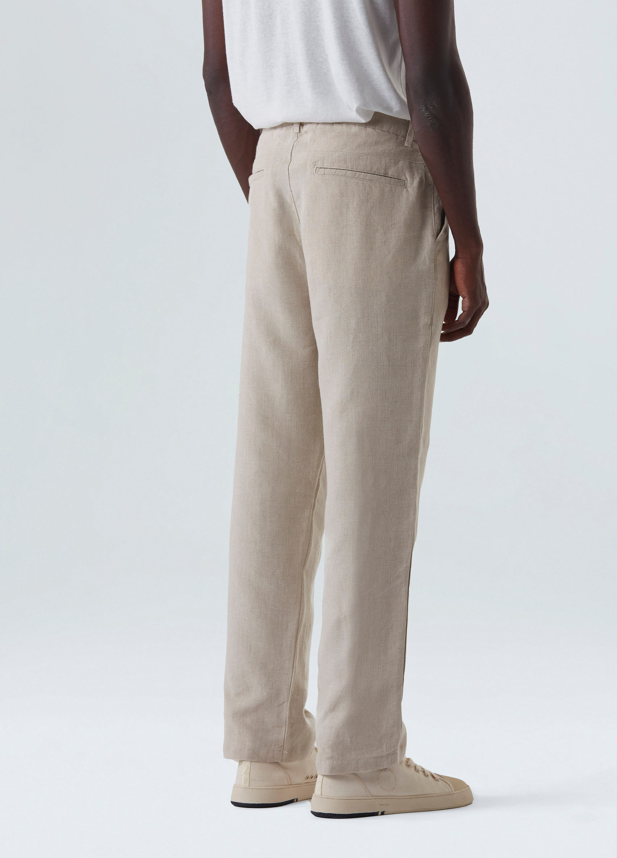 calca alfaiataria linen classic