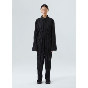 Ml tricoline wrinkled jumpsuit