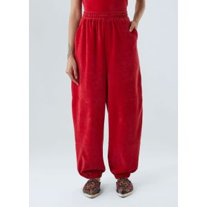 Plush jogging pants