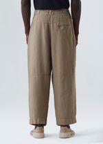 CALCA OM LINEN PLEATS