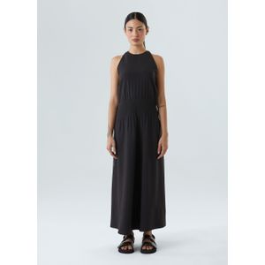 Pleated racerback dress
