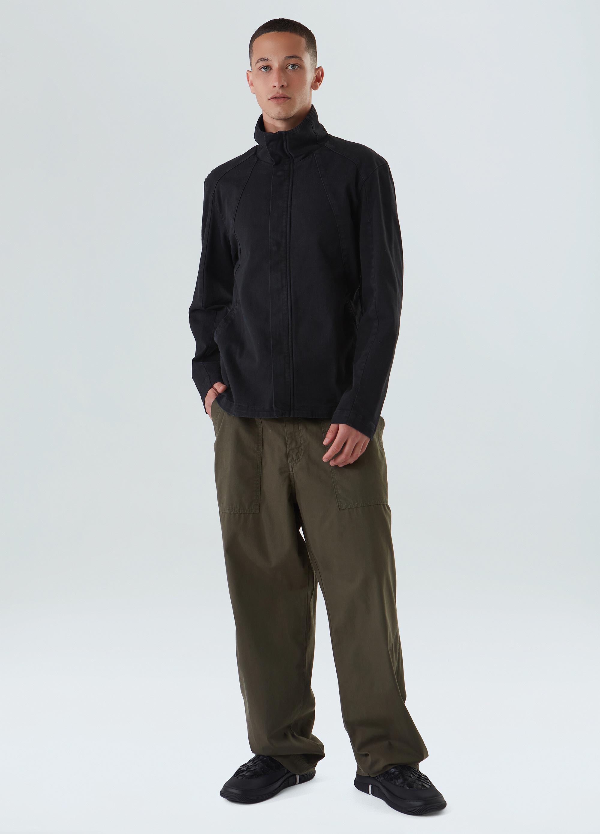 Clipping cotton jacket