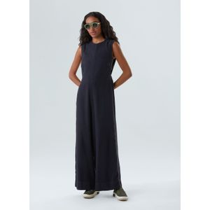Sleeveless linen jumpsuit