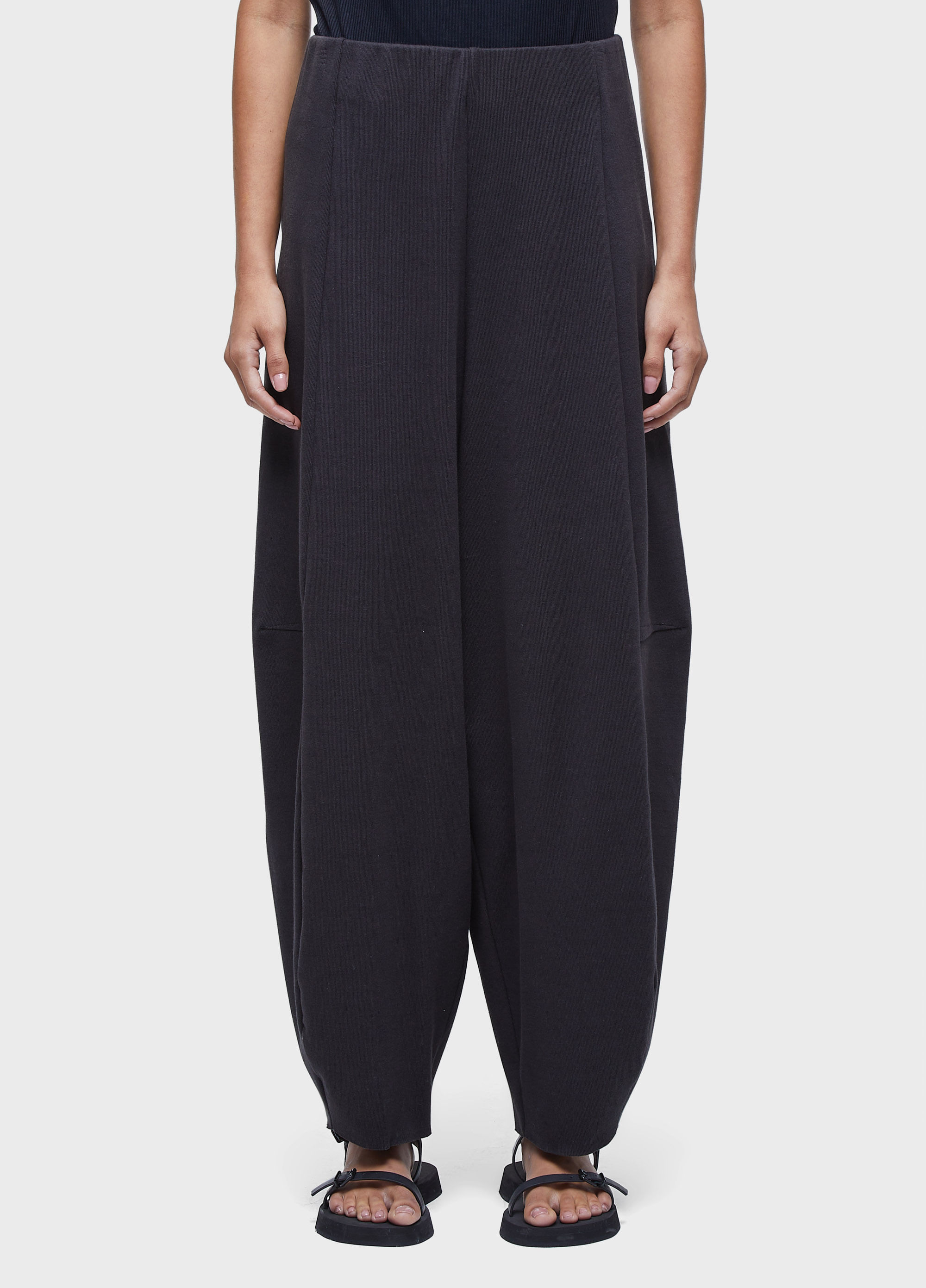 Barrel rustic knit pants