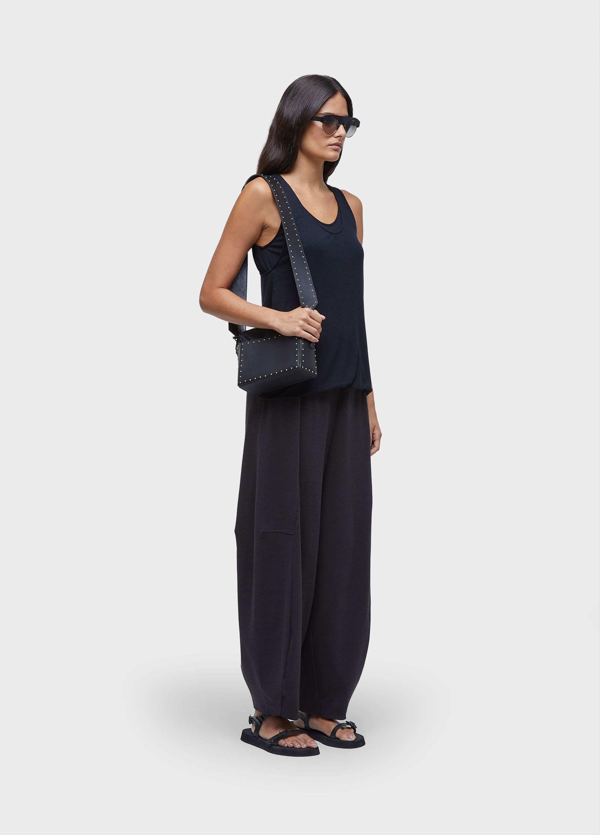 Barrel rustic knit pants