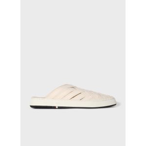 Soho woven canvas mules