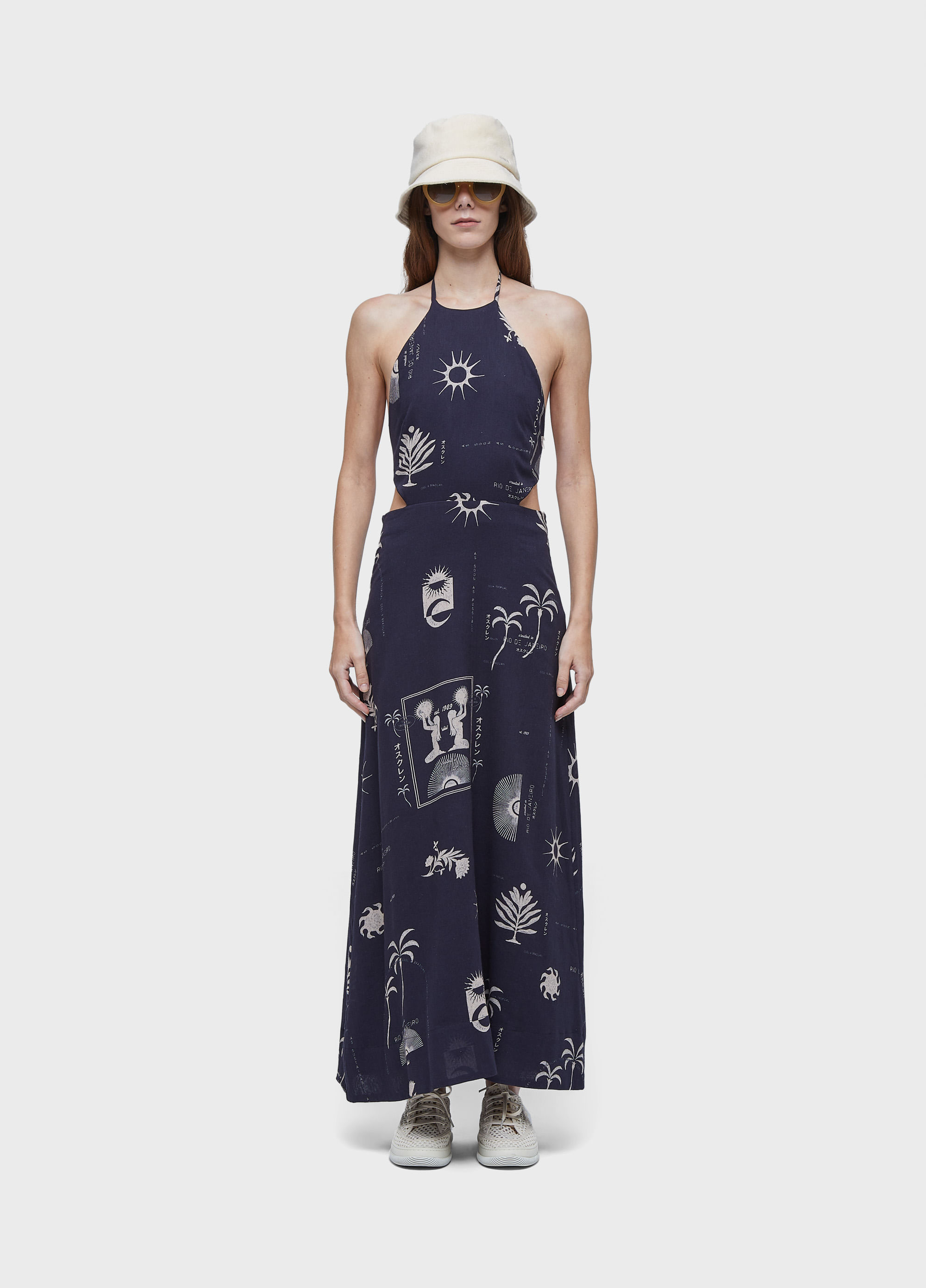 VESTIDO AMARRACAO LONGO 1989