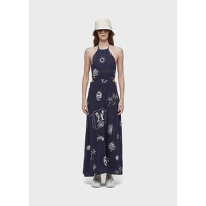 Long 1989 wrap dress