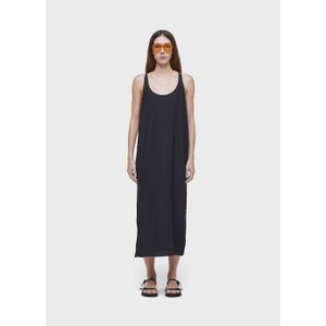 Long silk slip dress