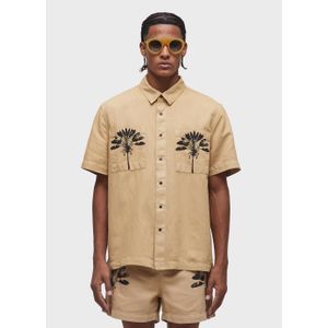 Double hemp cotton shirt mc
