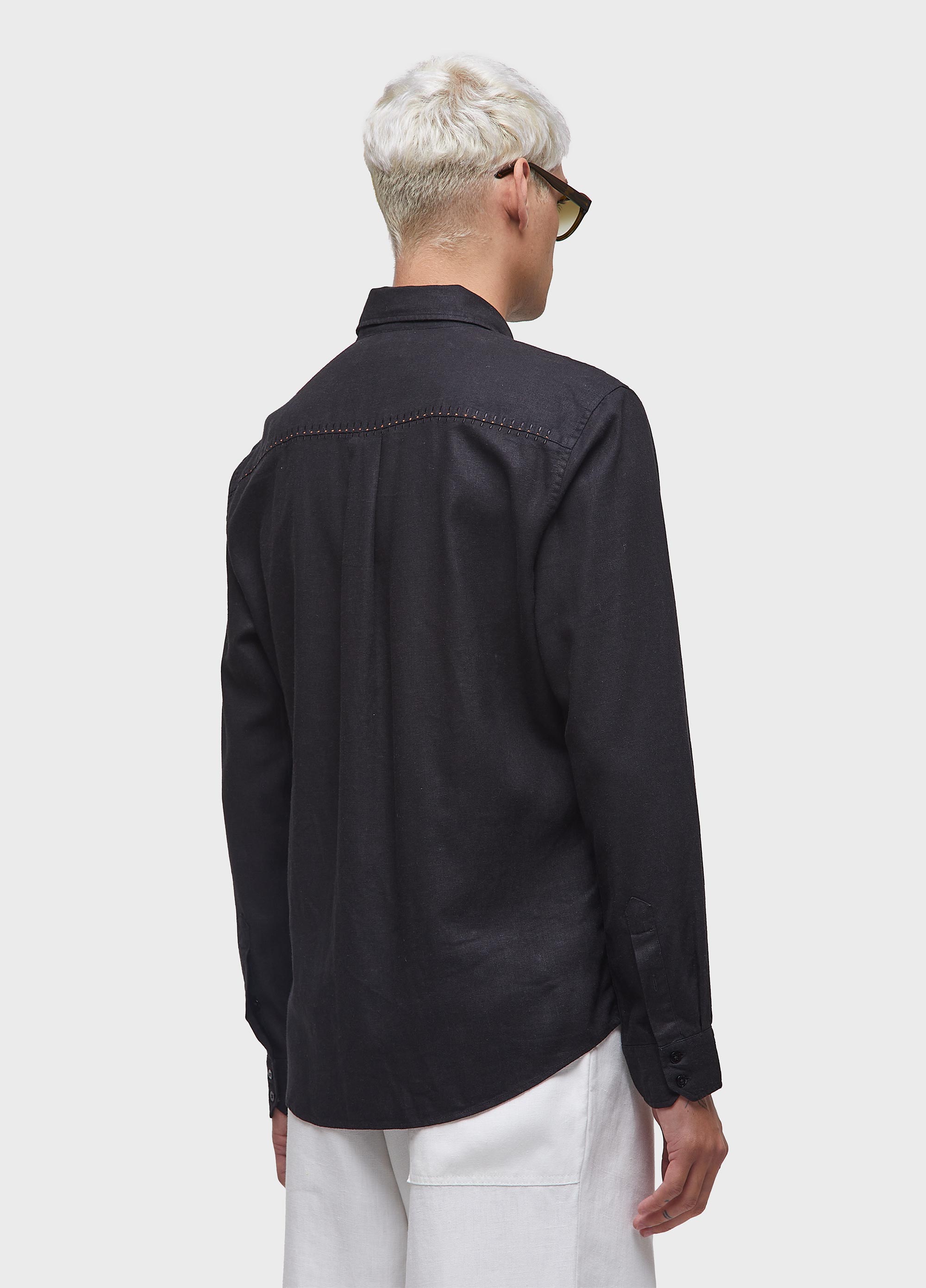 CAMISA BORDADO GRAPHIC LINEN ML