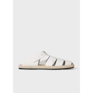 Leather resort mule