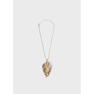 Palm leaf necklace