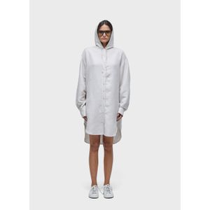 Short cap hood linen chemise
