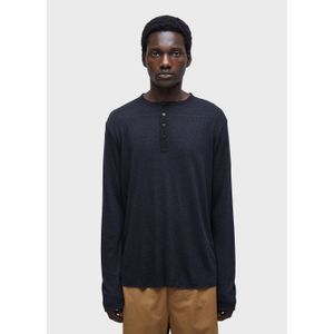 Yoke linen visual kurta shirt