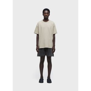 Marbled tricot knit shorts