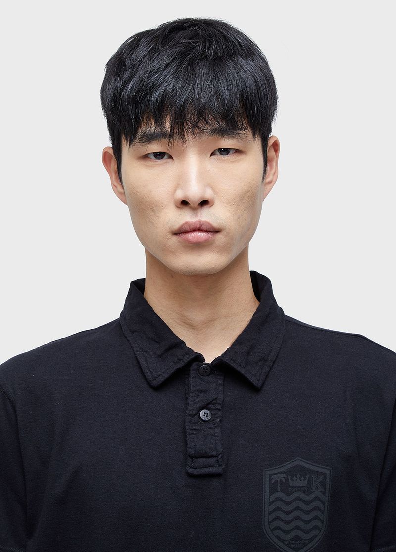 CAMISA POLO STONE MC BLACK