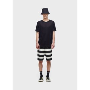 Men's casual striped sweatshorts
