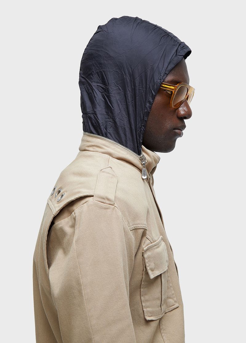 PARKA MASC POCKETS GOLA ALTA