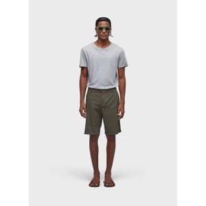 Tailored basic linen shorts