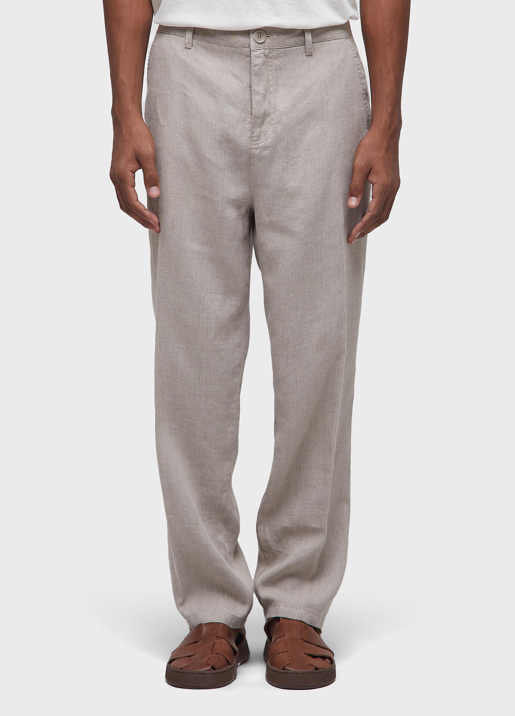 CALCA ALFAIATARIA LINEN CLASSIC NEW