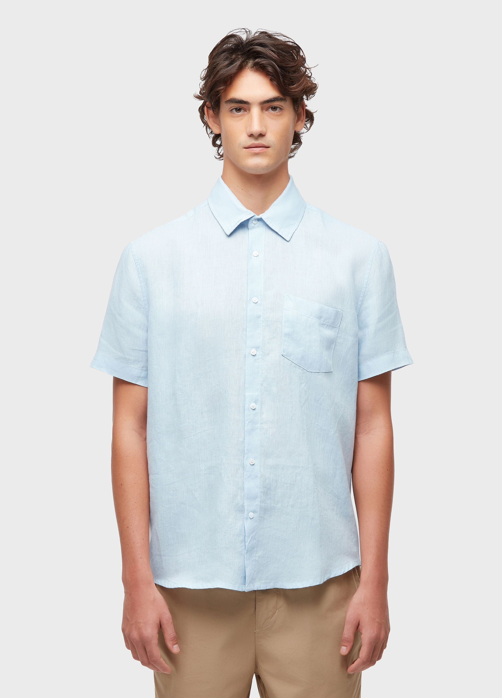 Classic linen ss shirt