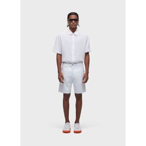 5-pockets white shorts