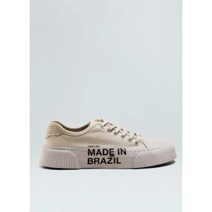 Osklen women canvas made in brazil creeper sneakers
