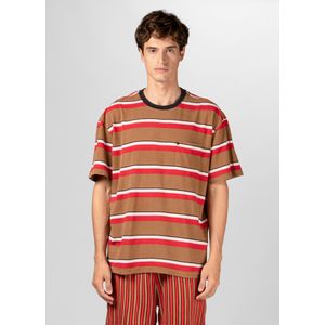 Mens pulse stripes pocket t-shirt