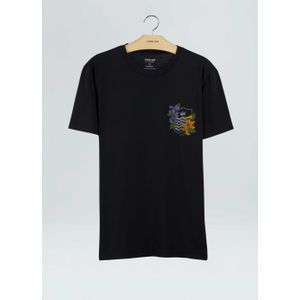Soft used coat of arms garden t-shirt