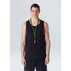 Marbled knit tank top
