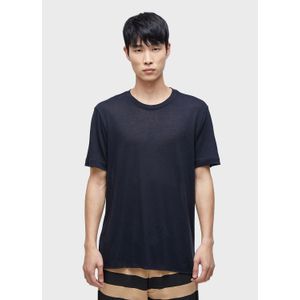Solid light linen t-shirt