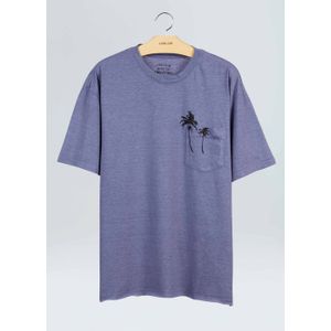 Blue palm trees t-shirt