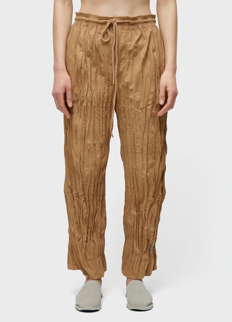 CALCA RECORTES TRICOLINE WRINKLED