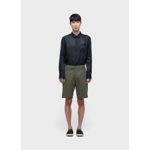 Tailored basic linen shorts