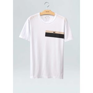 Black sand striped stone t-shirt