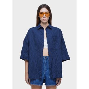 Pleated over shirt