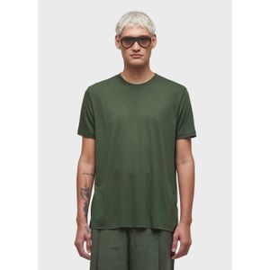 Solid light linen t-shirt