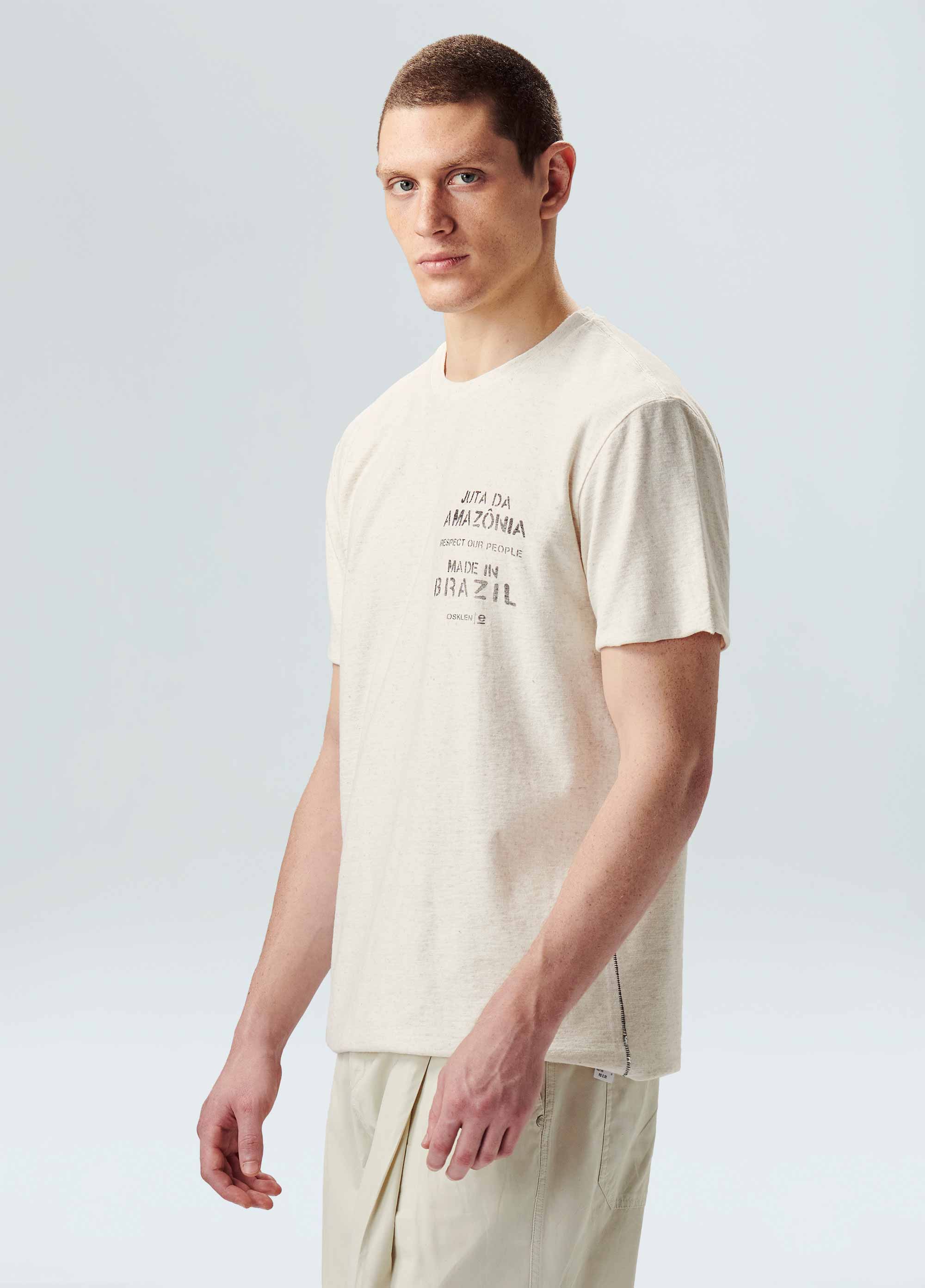 Amazon jute double face t-shirt