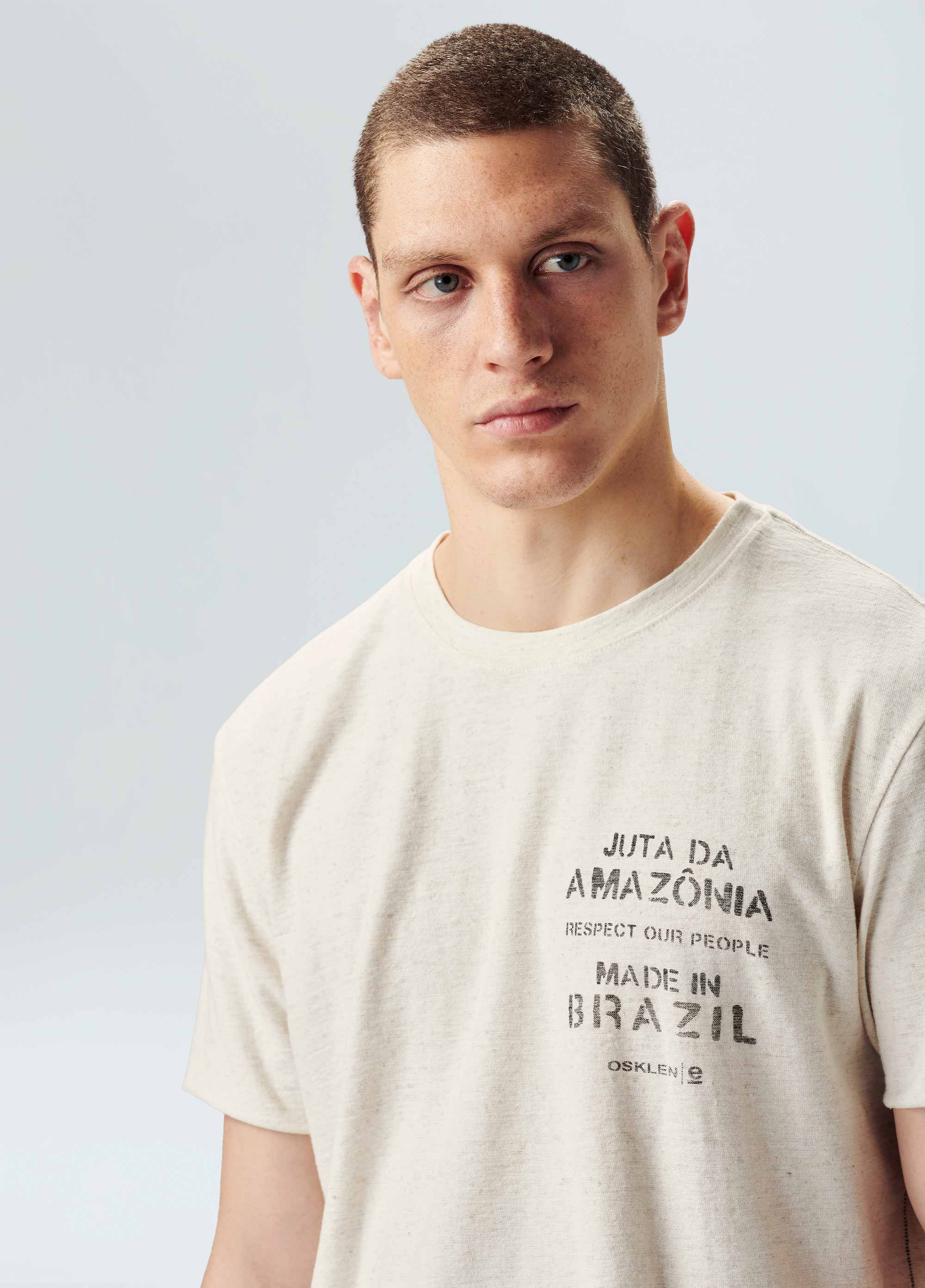 Amazon jute double face t-shirt