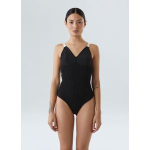 Rayon knit bodysuit