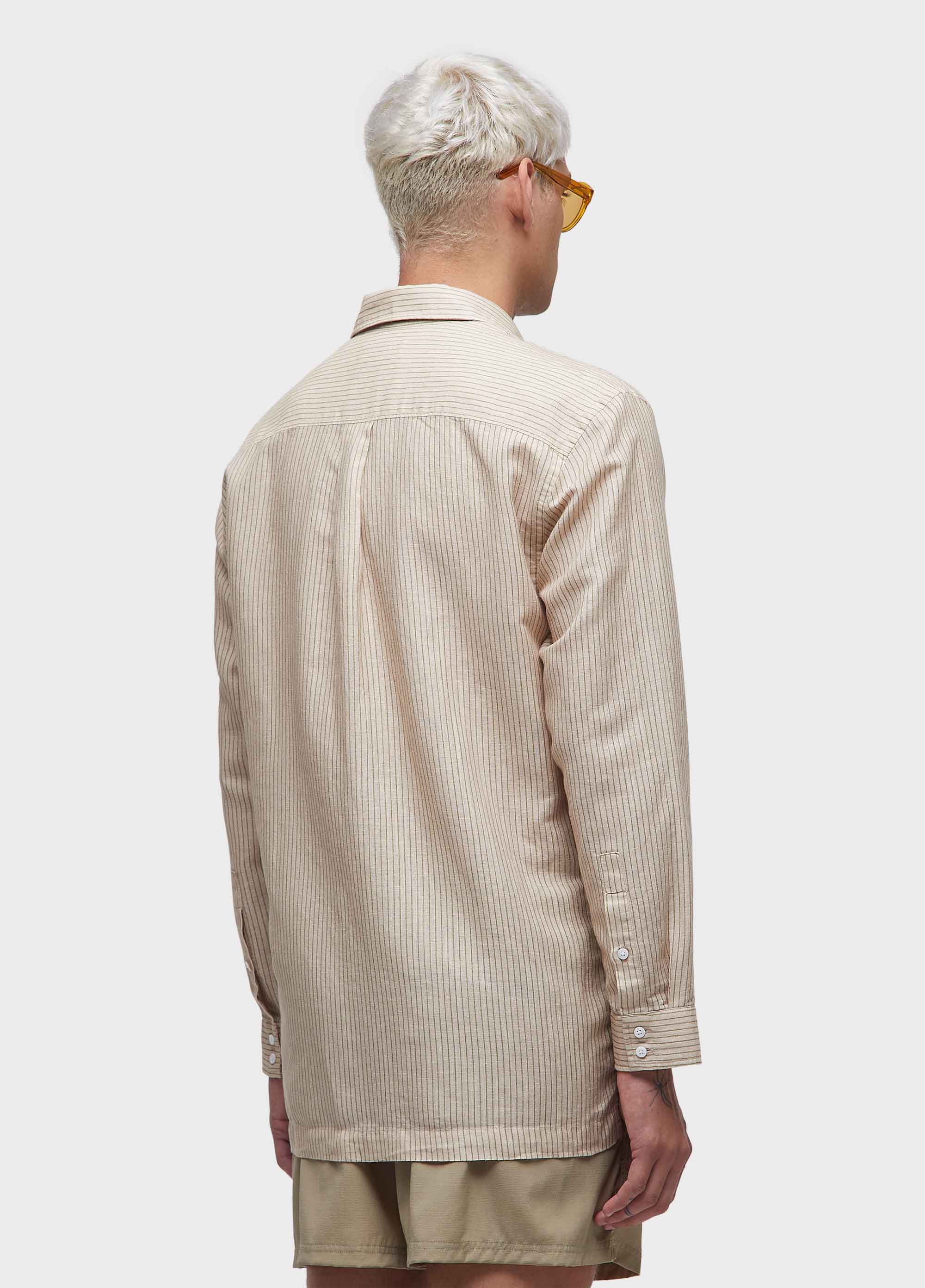 CAMISA OVER STRIPES ML