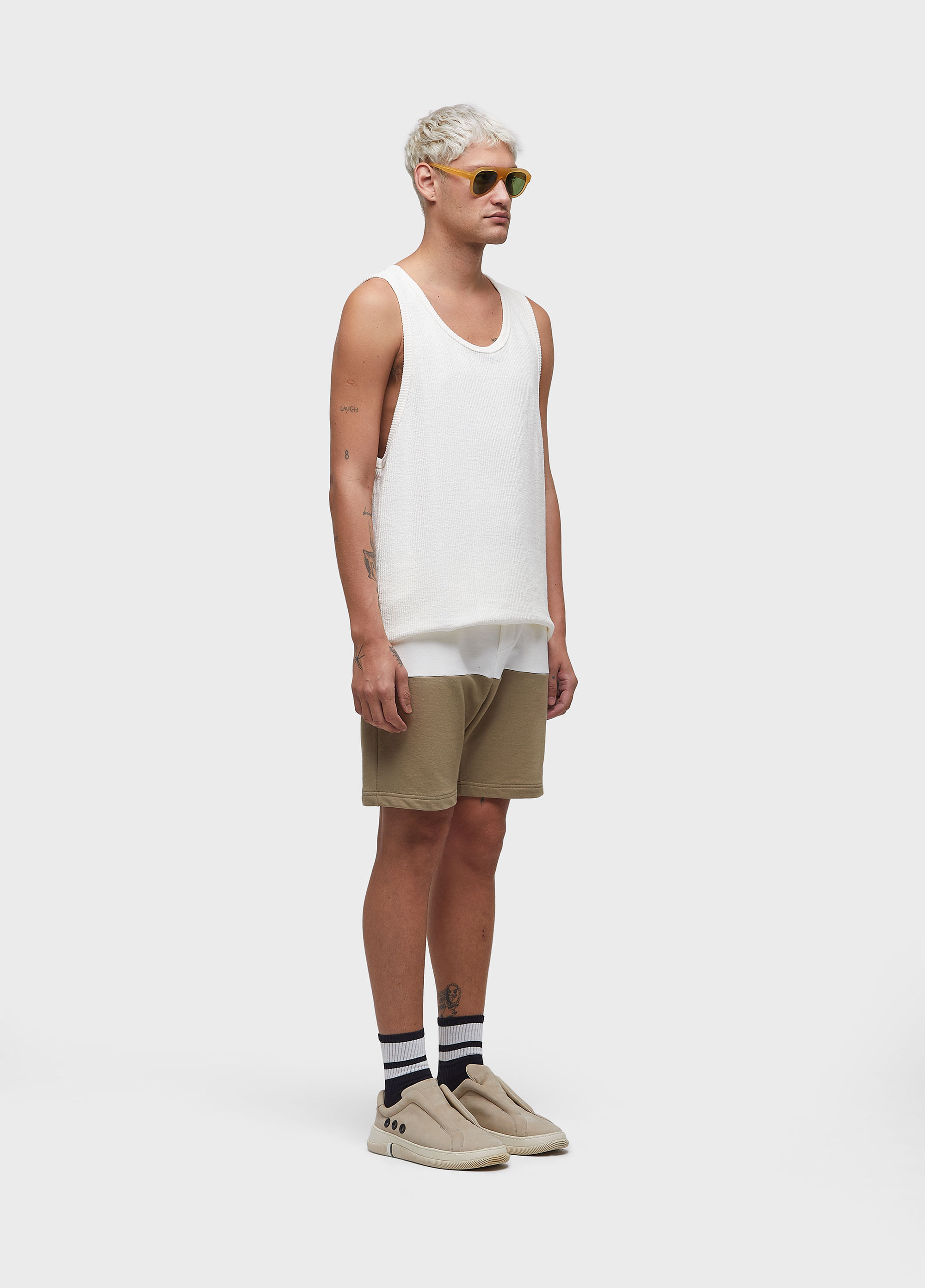 Rustic rib sleeveless